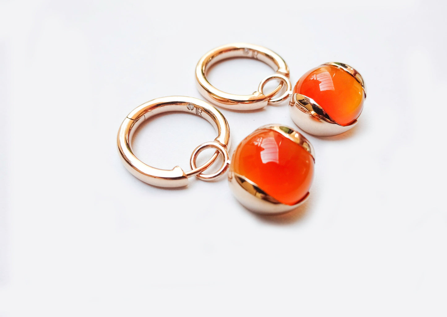 Carnelian Hoops