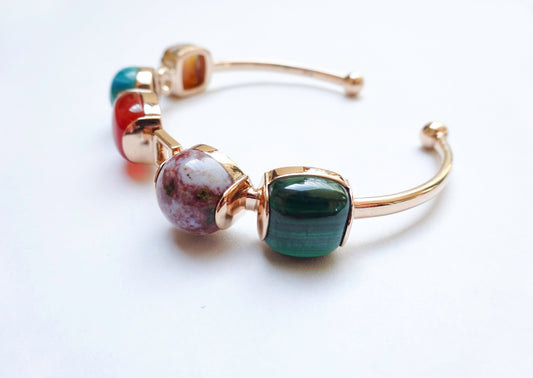 Multi-Stone Cuff