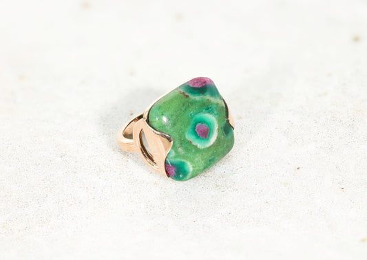 Ruby Zoisite Ring